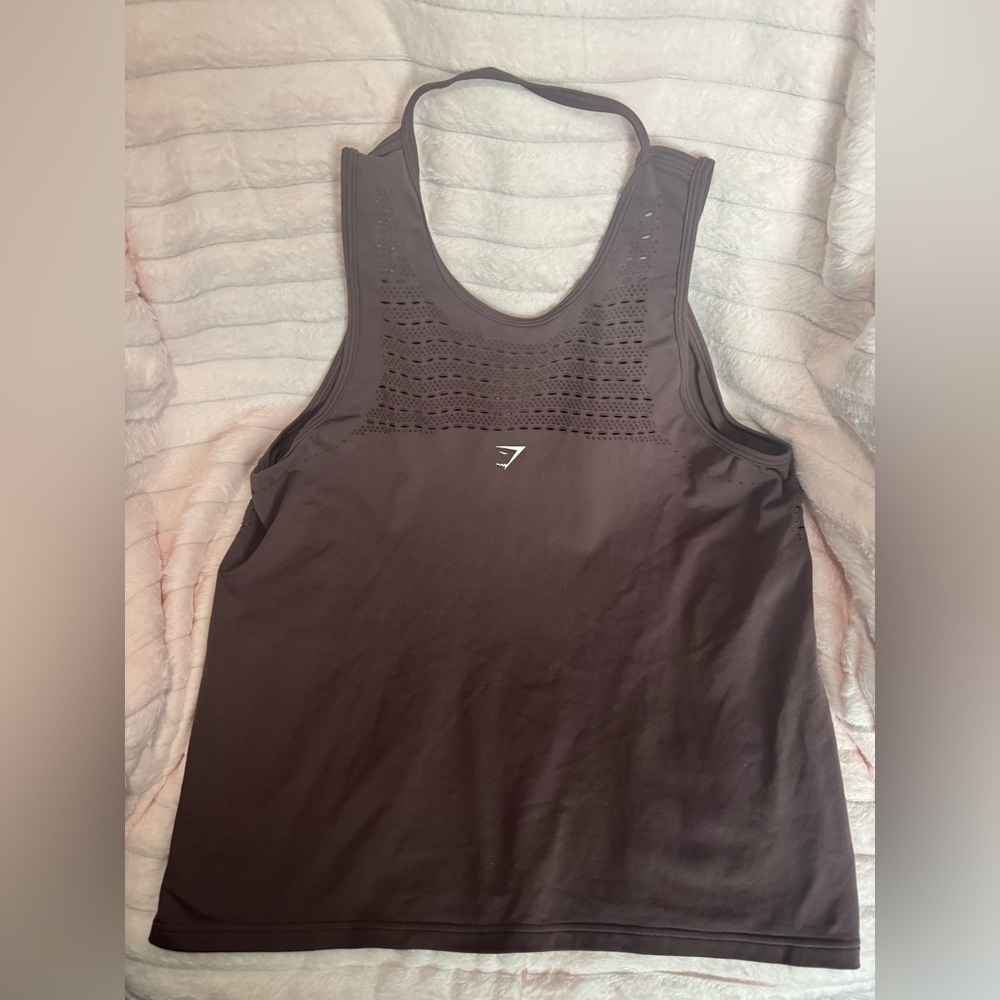 Gymshark Chocolate Brown Tank Top